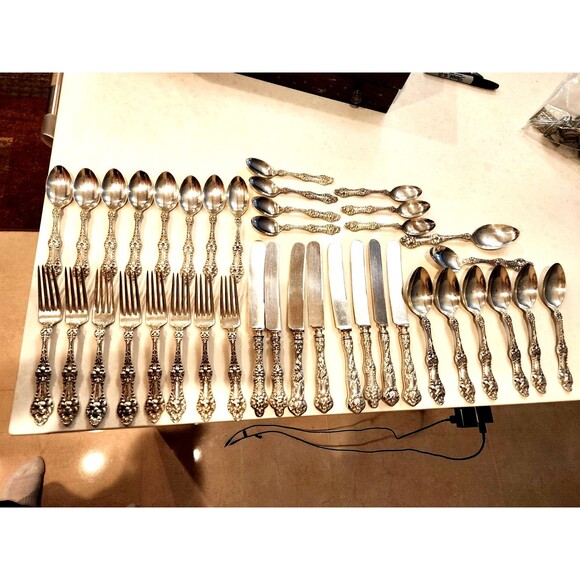Alvin Other - Old Orange Blossom by Alvin Sterling Silver Flatware Set Service 39 pcs